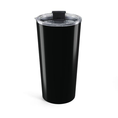 Get Melany 20oz Tumbler – Black Insulated Travel Cup with Gothic Script